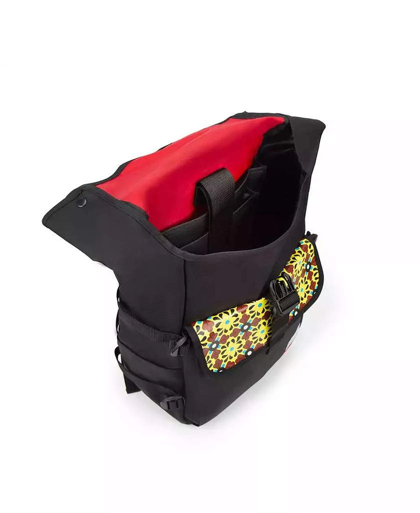 Manhattan Portage Visit Sicily Roll Top Buckle Backpack 5