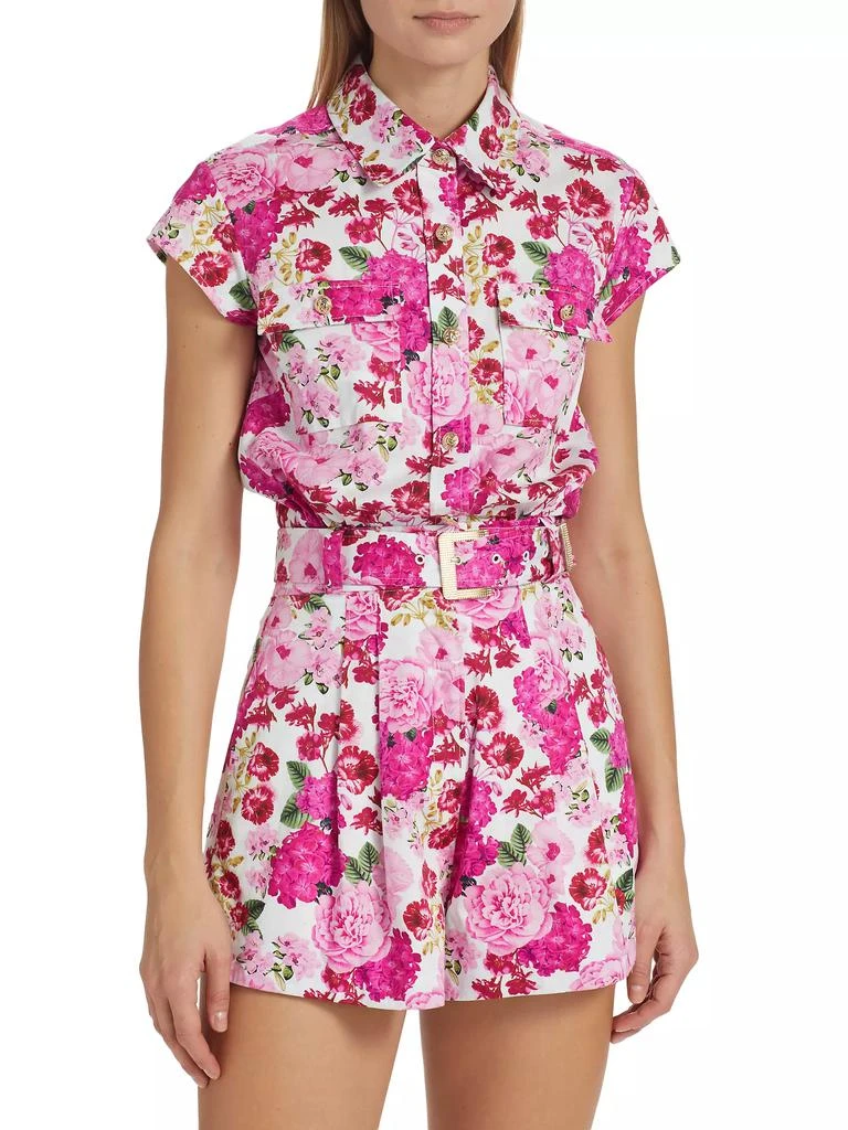 Generation Love Morgan Floral Poplin Romper 3