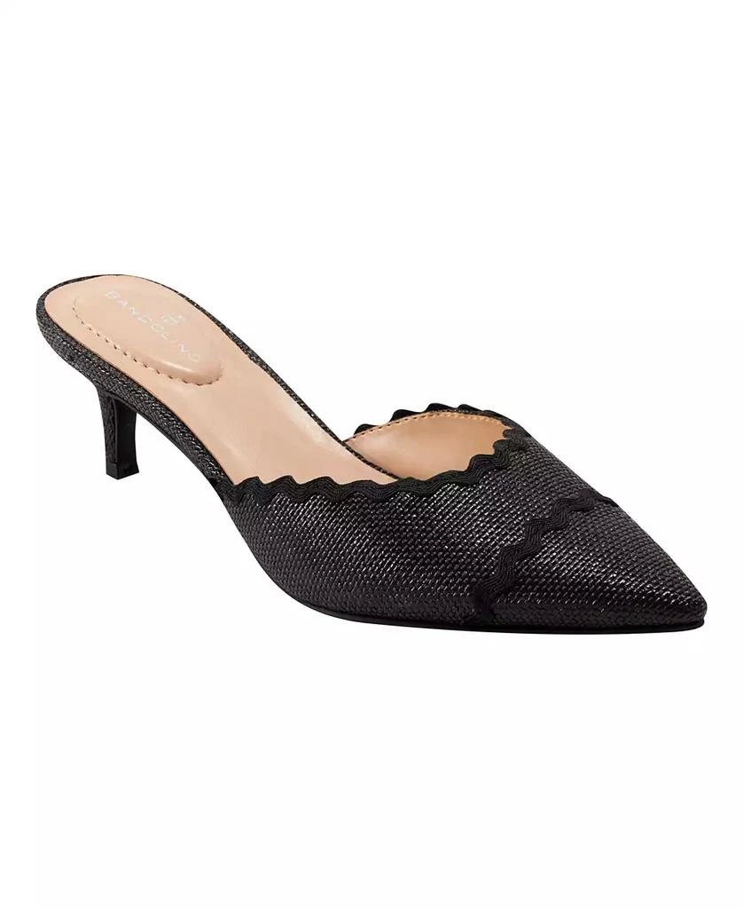 Bandolino Women's Mymy Pointed Toe Kitten Heel Mules 1