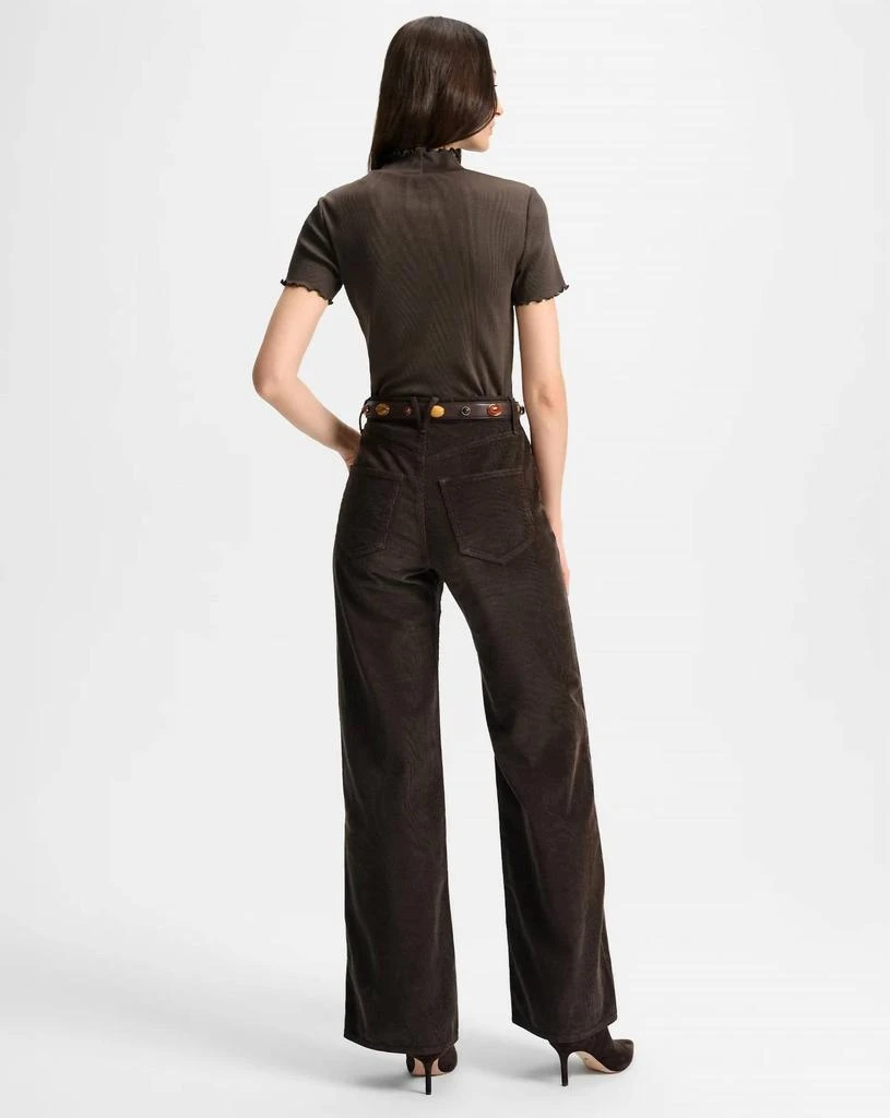 VERONICA BEARD Veronica Beard - Taylor Cord Wide Leg Pant 4