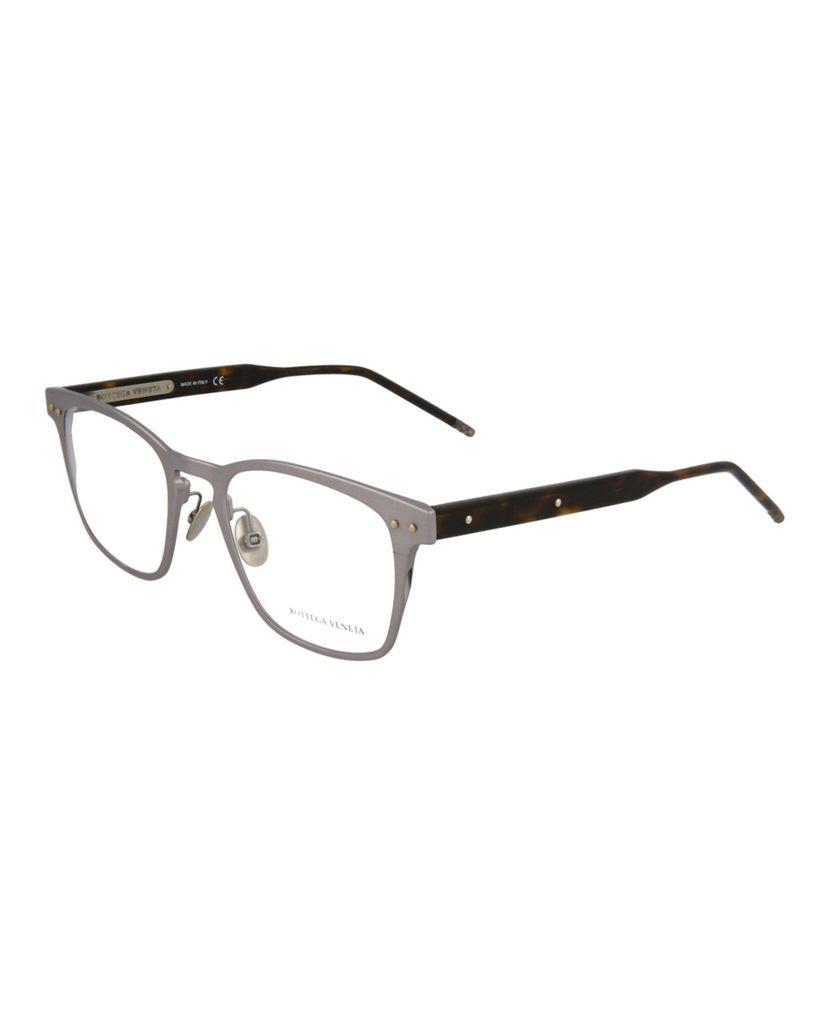 Bottega Veneta Square Aluminium Optical Glasses