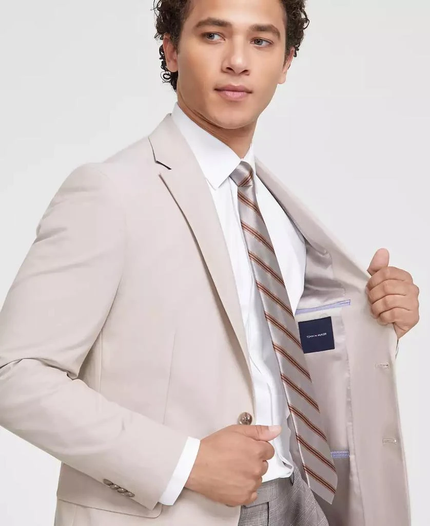 Tommy Hilfiger Men's Modern-Fit Solid Chambray Sport Coat 4