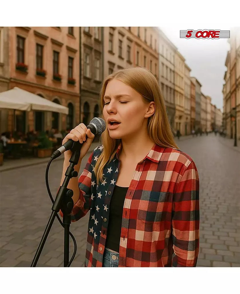 5 Core Microphone For Singing Karaoke Mic XLR Dynamic Mic Cardioid Unidirectional Microfono - 2PCS 10