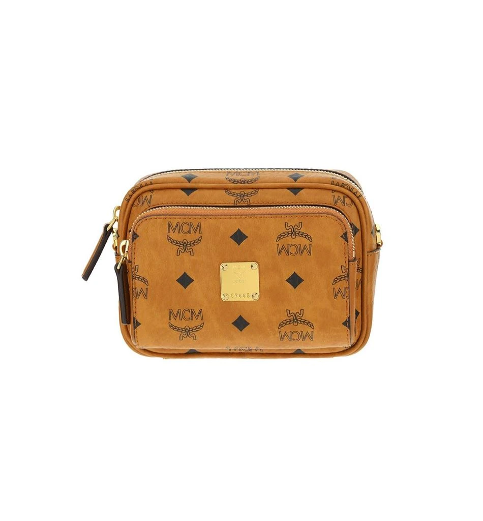 MCM MCM Visetos Logo Plaque Crossbody Bag 1