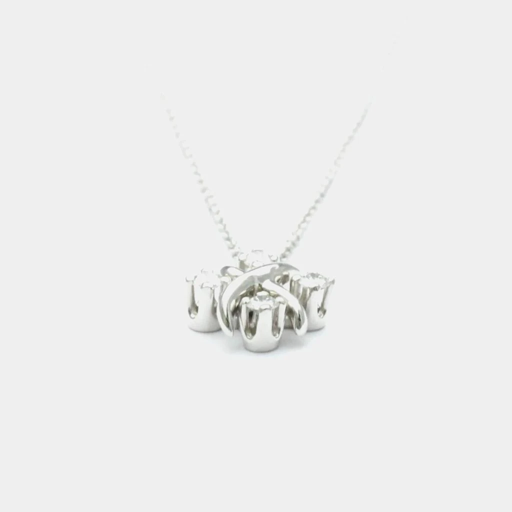 Tiffany & Co. Tiffany & Co. Platinum Diamond Lynn Pendant Schlumberger Necklace 5