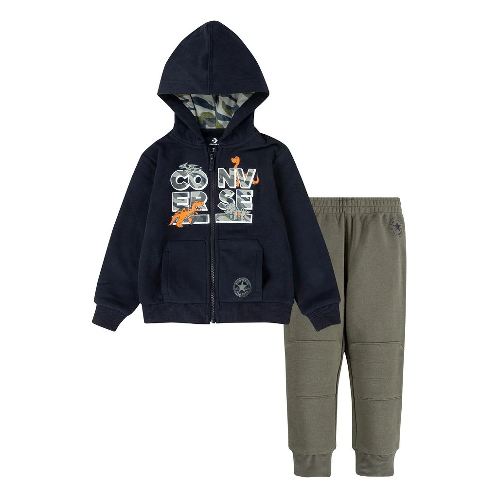 Converse Knee Patch Joggers Set (Toddler) 1