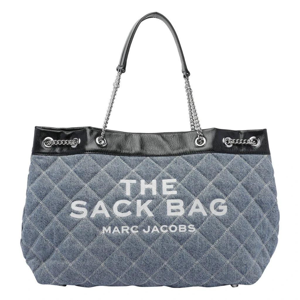 Marc Jacobs Marc Jacobs The Quilted Denim Large Chain Sack Bag 1