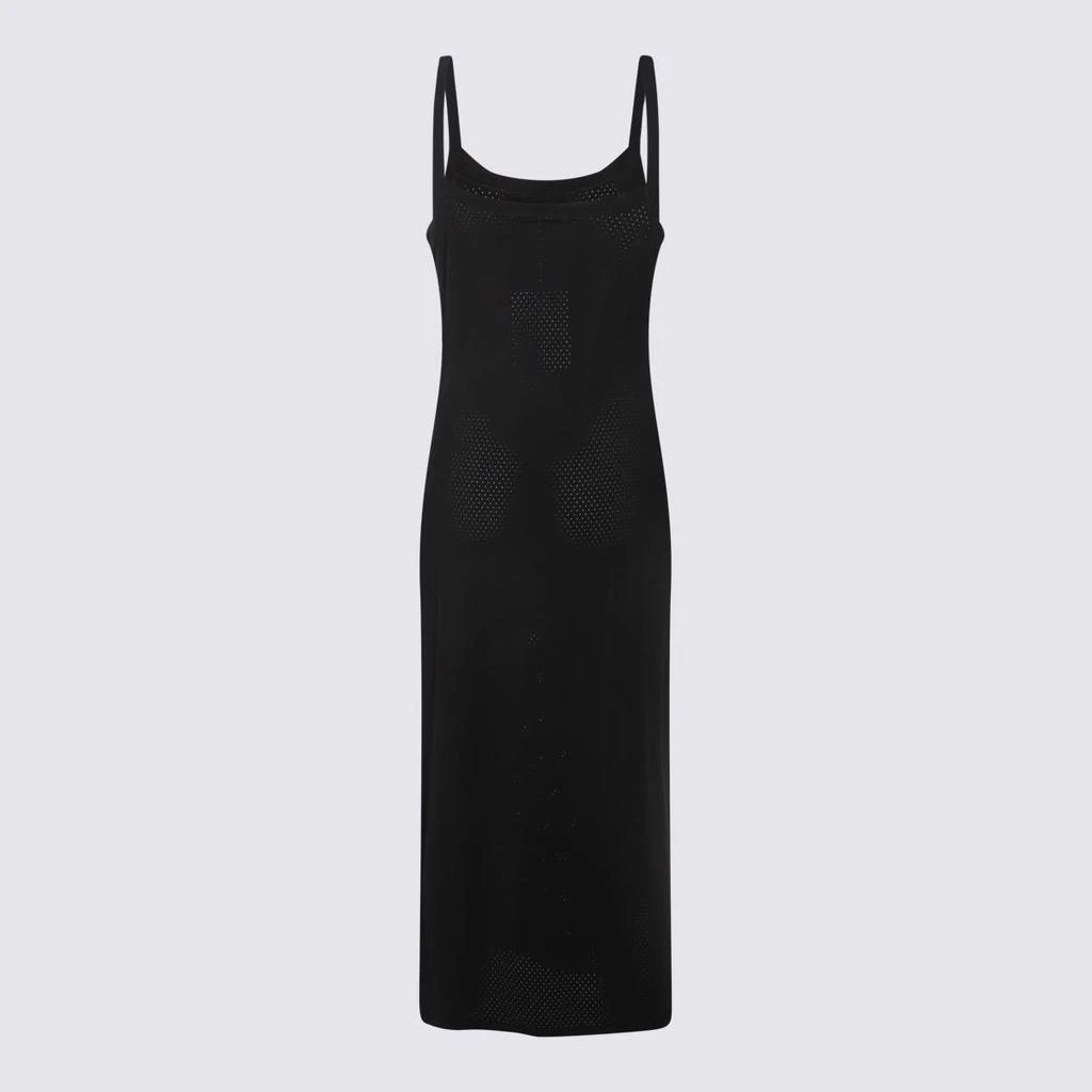 Alexander Wang Alexander Wang Black Viscose Midi Dress 2