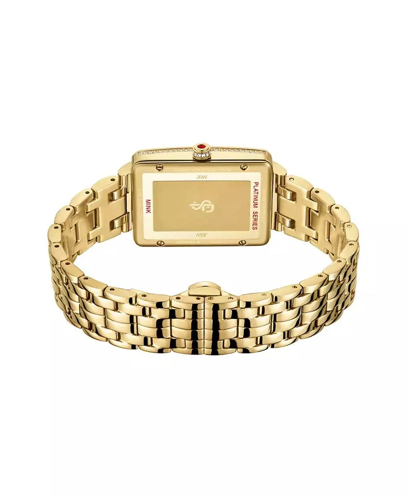 Jbw Women's Mink Platinum Series 18k Gold-plated Stainless Steel Watch, 28mm 5