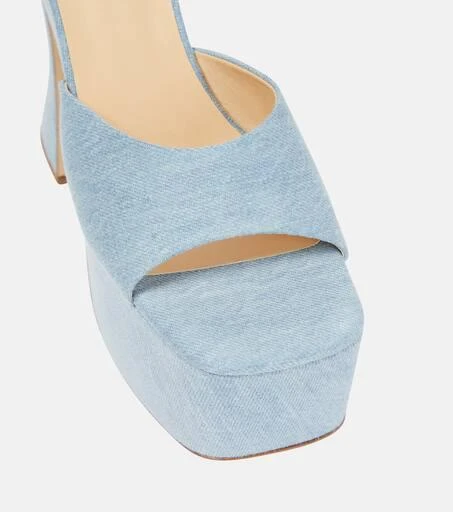 Magda Butrym Denim platform mules 6