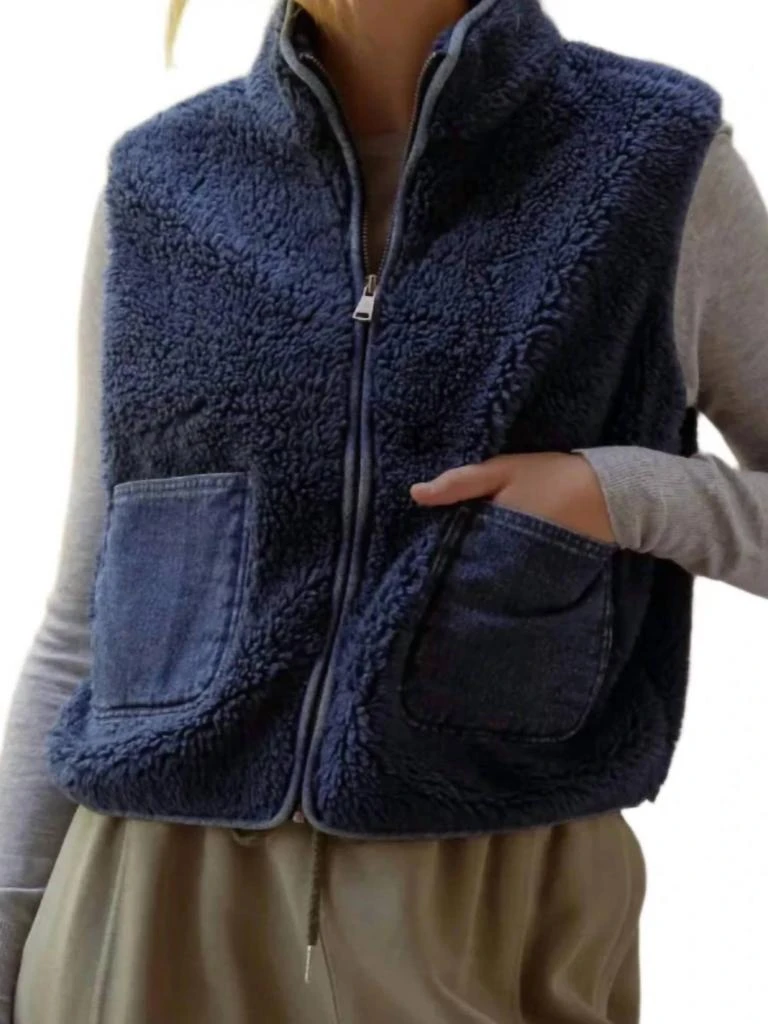 Blu Pepper Blu Pepper - Fleece Cozy Vest 1