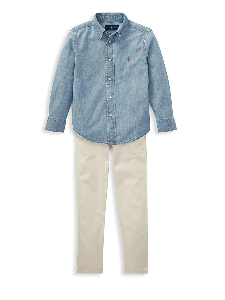 Ralph Lauren Little Boy's & Boy's Chambray Shirt 2
