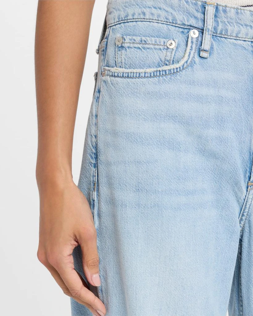 Rag & Bone Featherweight Logan Mid-Rise Wide Relaxed Jeans 5