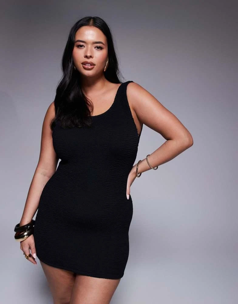 knee length dresses for ladies Ortega Mini Dress Black Curve