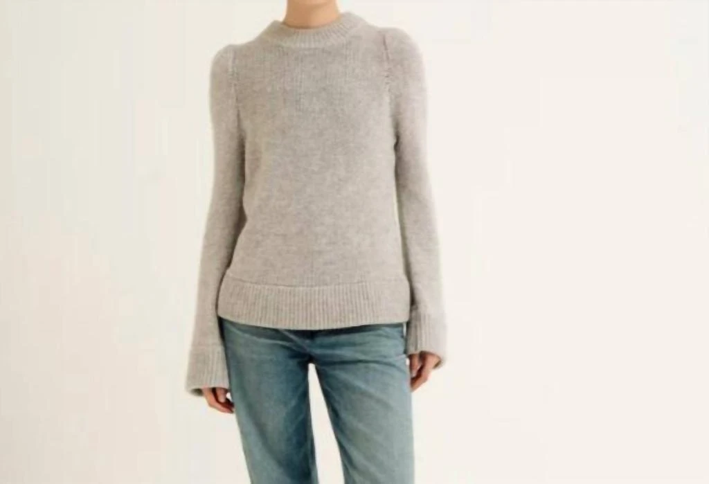 Madeleine Thompson Aida Top In Smoke Grey 2