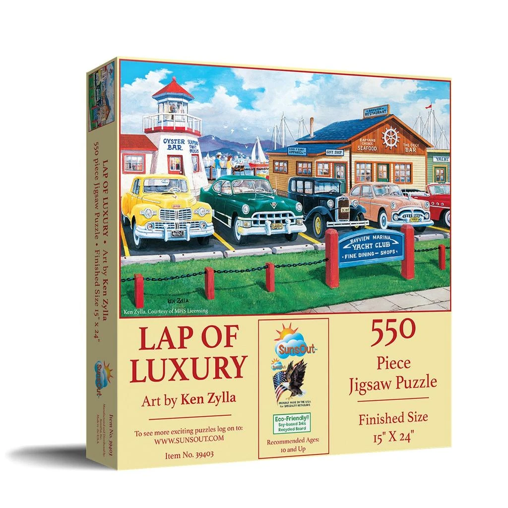 SunsOut Lap of Luxury 550 piece Jigsaw Puzzle for Adults