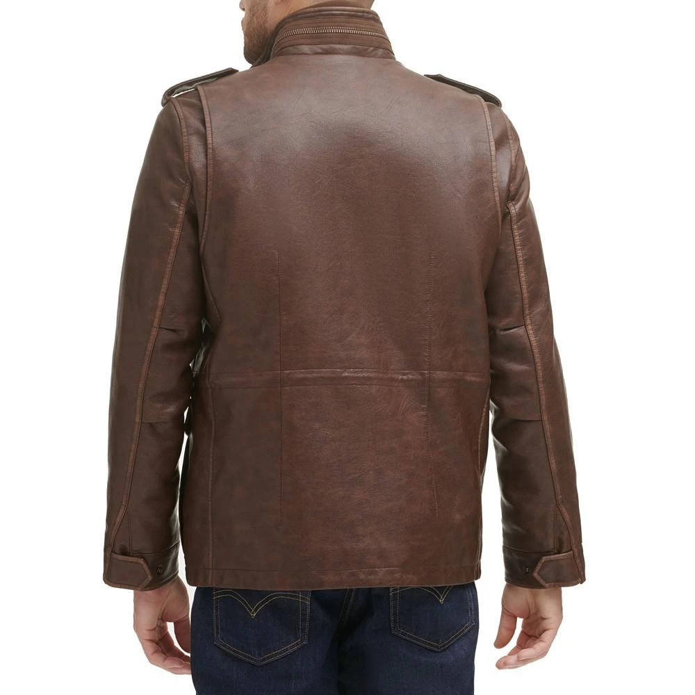 Levi's Men's Faux Leather Four Pocket Field Jacket 2