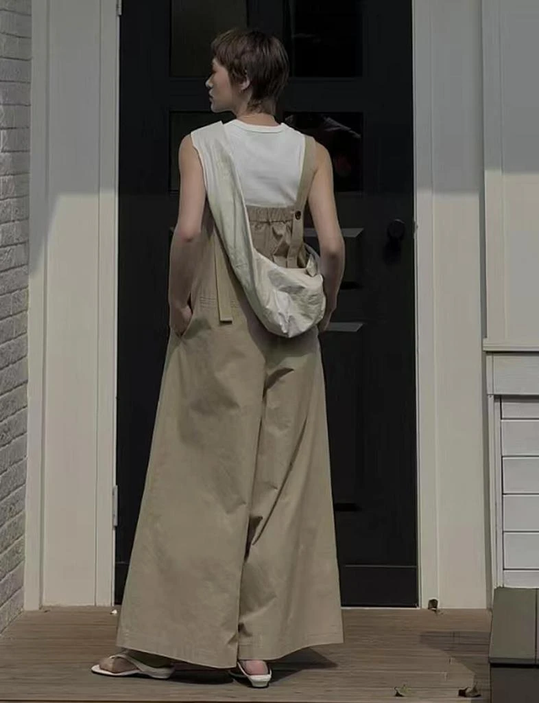 Pixie Market Tan Wide Leg Jumpsuit-PREORDER 4