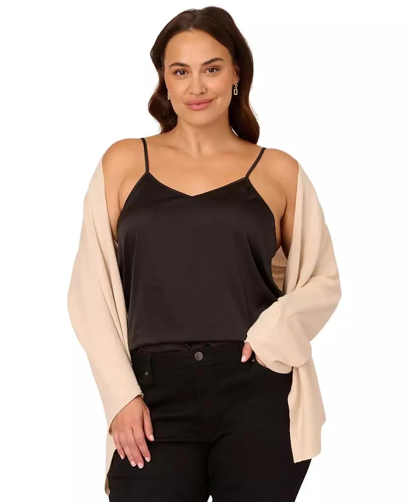 Adrianna Papell Women's Metallic Shrug 2