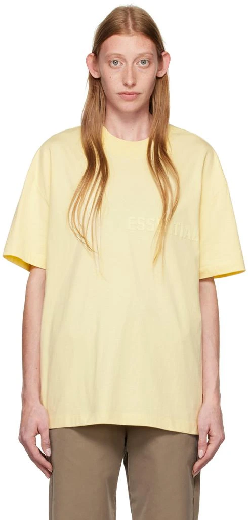 Fear of God ESSENTIALS Yellow Flocked T-Shirt 1