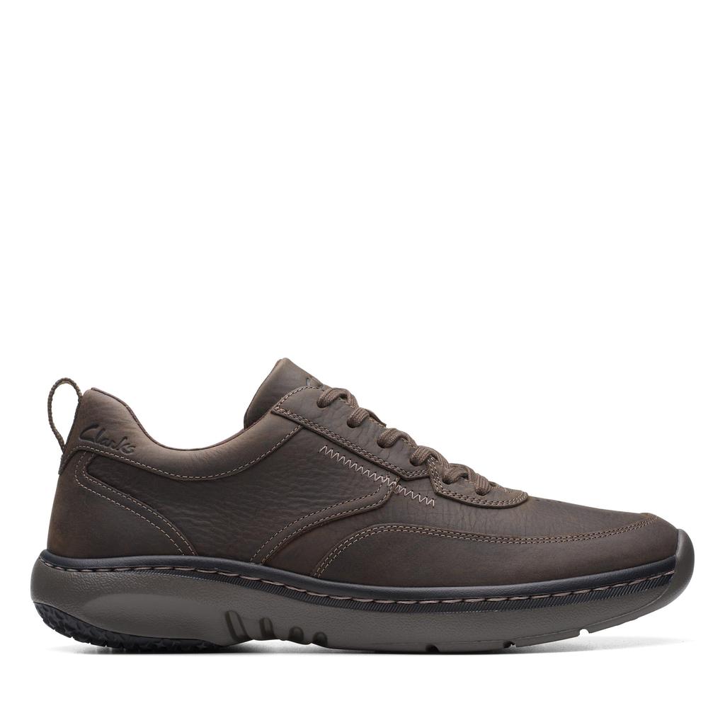 Clarks Pro Lace in Brown Leather