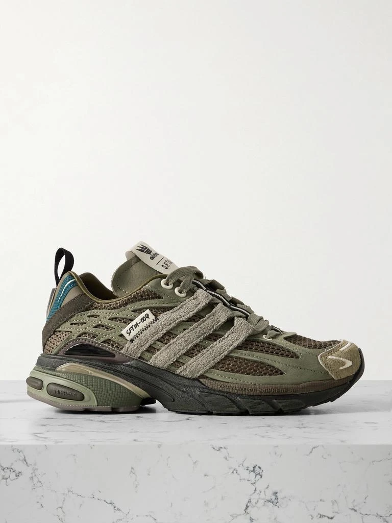Adidas X Song For The Mute “adistar Cushion Sftm” 网眼皮革牛巴革运动鞋 1