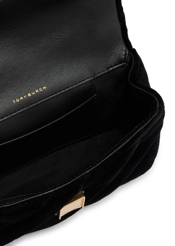 Tory Burch Kira Draped mini velvet cross-body bag 4