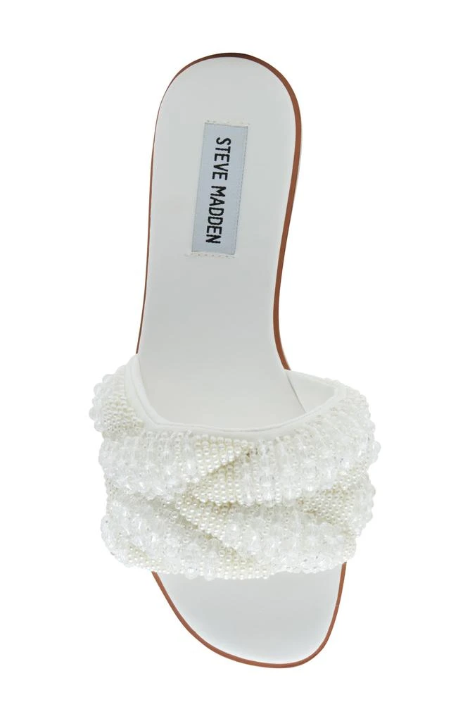 Steve Madden Ecstatic Imitation Pearl Slide Sandal 4