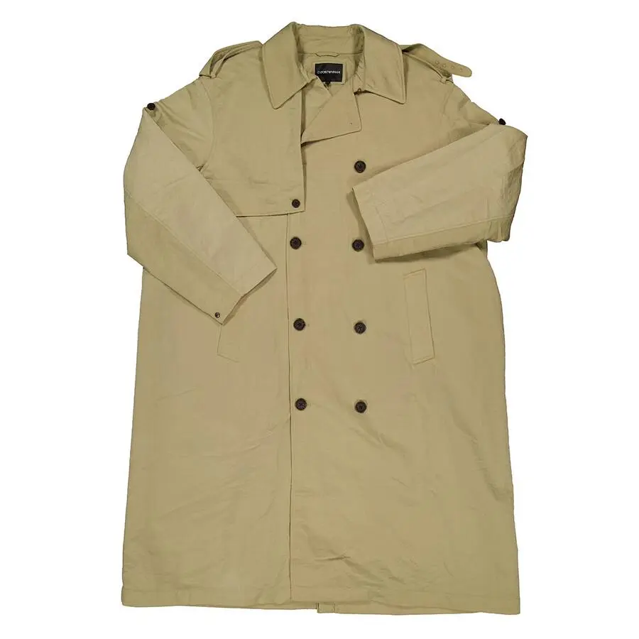 Emporio Armani Double-Breasted Trench Coat