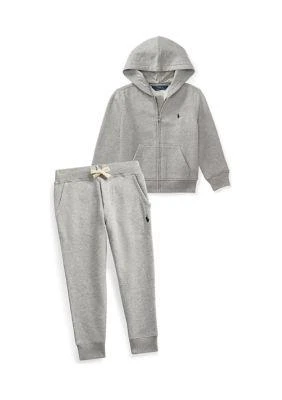 Ralph Lauren Lauren Childrenswear Boys 2 7 Cotton Blend Fleece Hoodie 3