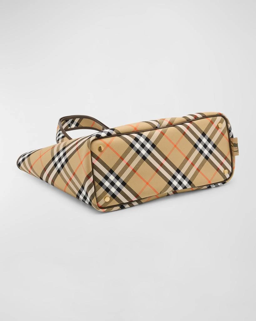 Burberry Medium East-West Check Tote Bag 7