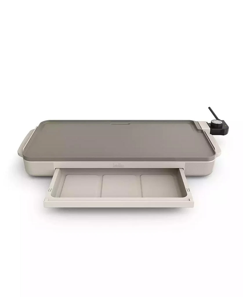 Bella 10" x 20" Electric Griddle with Warming Tray 5