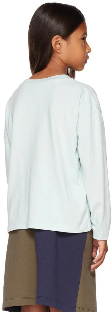 Wynken Kids Blue Logo Long Sleeve T-Shirt 3