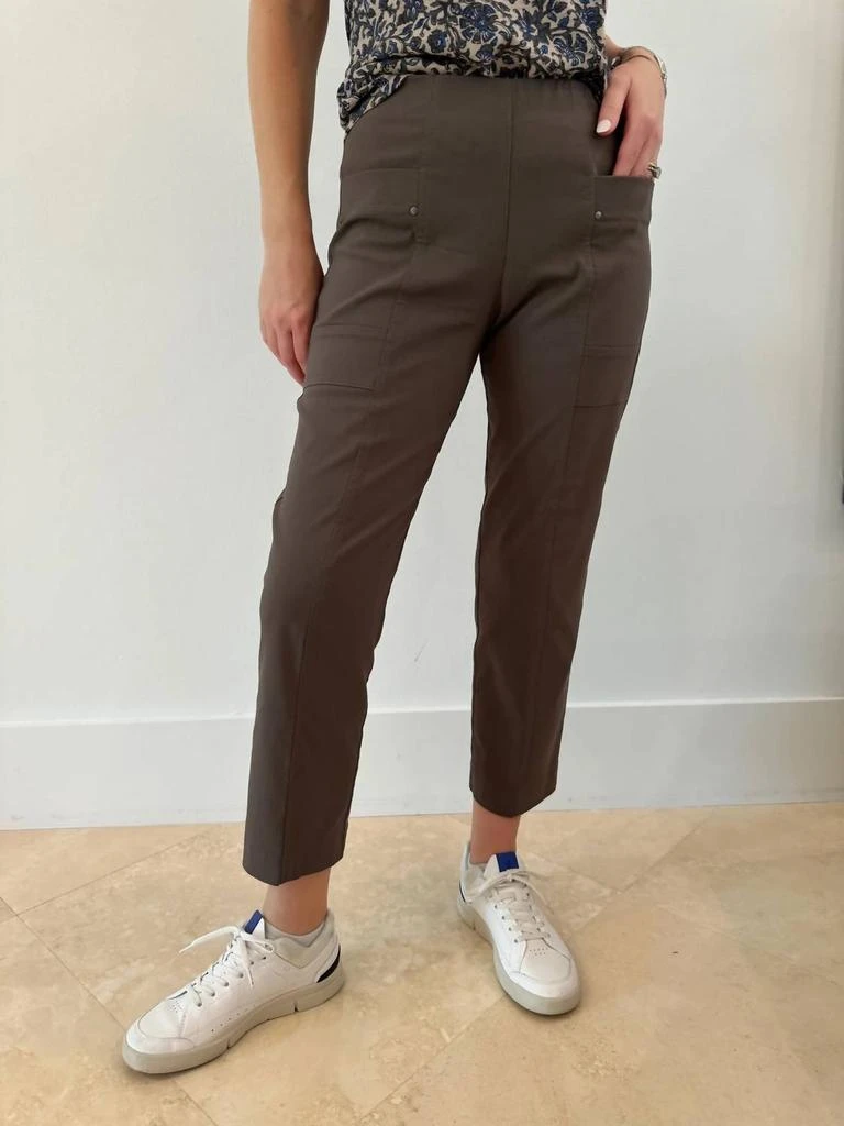 Elliott Lauren Elliott Lauren - Crop Cargo Pants With Rivet Details 1