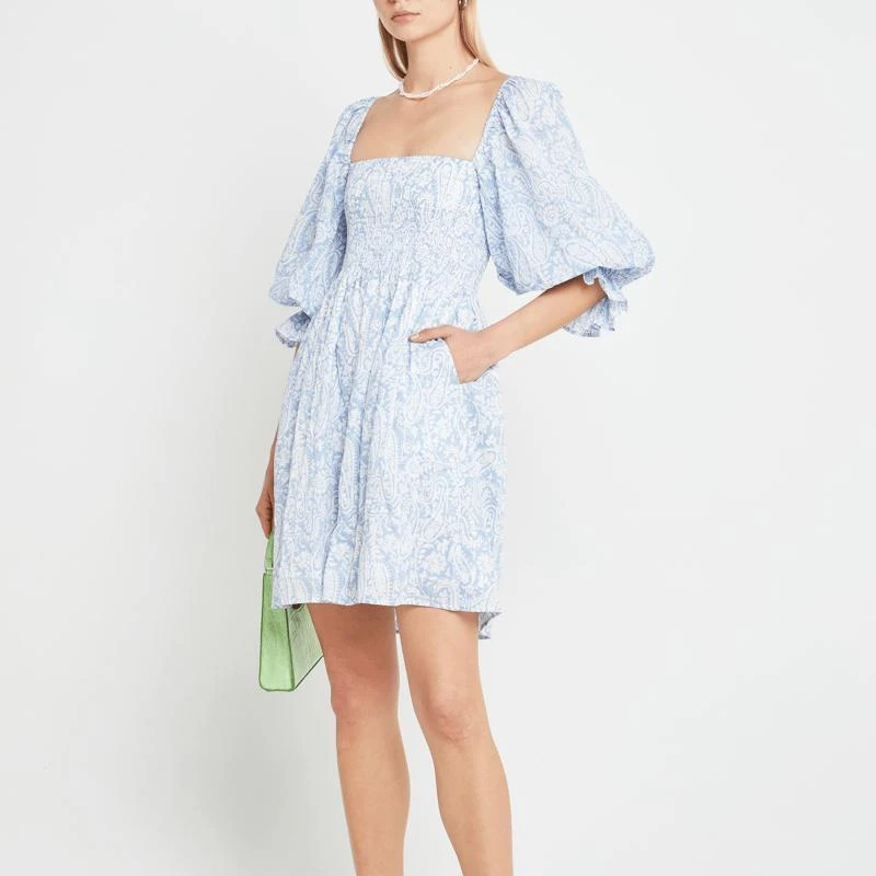 chinese dress ladies Vera Maxi Dress, 8 / Coastal Blue