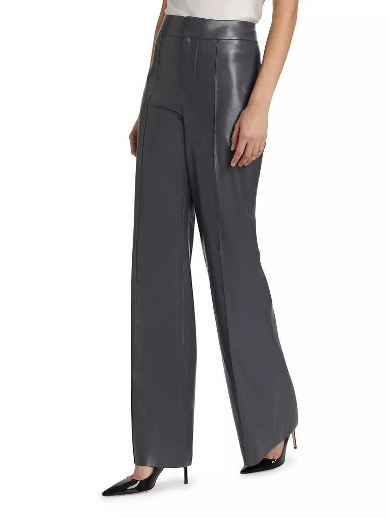 Alice + Olivia Dylan Faux Leather High-Rise Pants 4