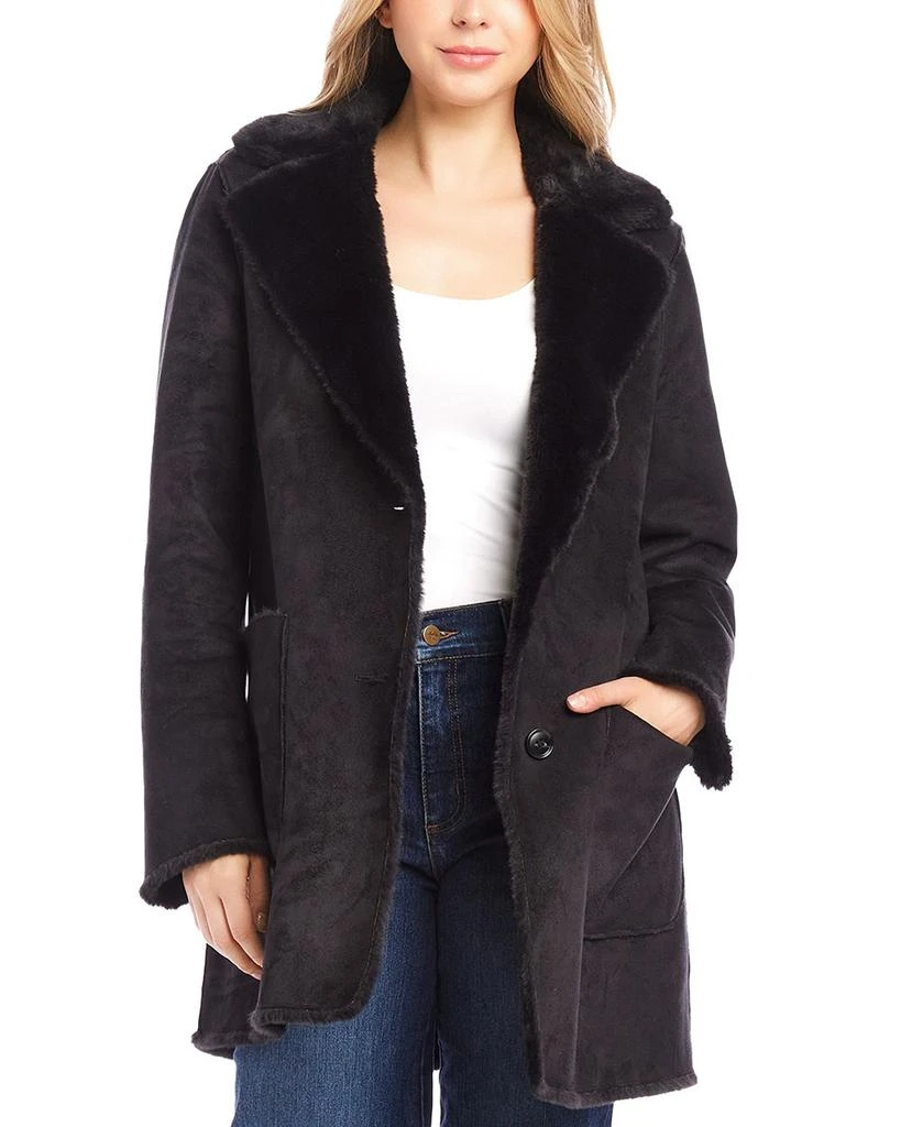 Karen Kane Faux Fur Coat 1