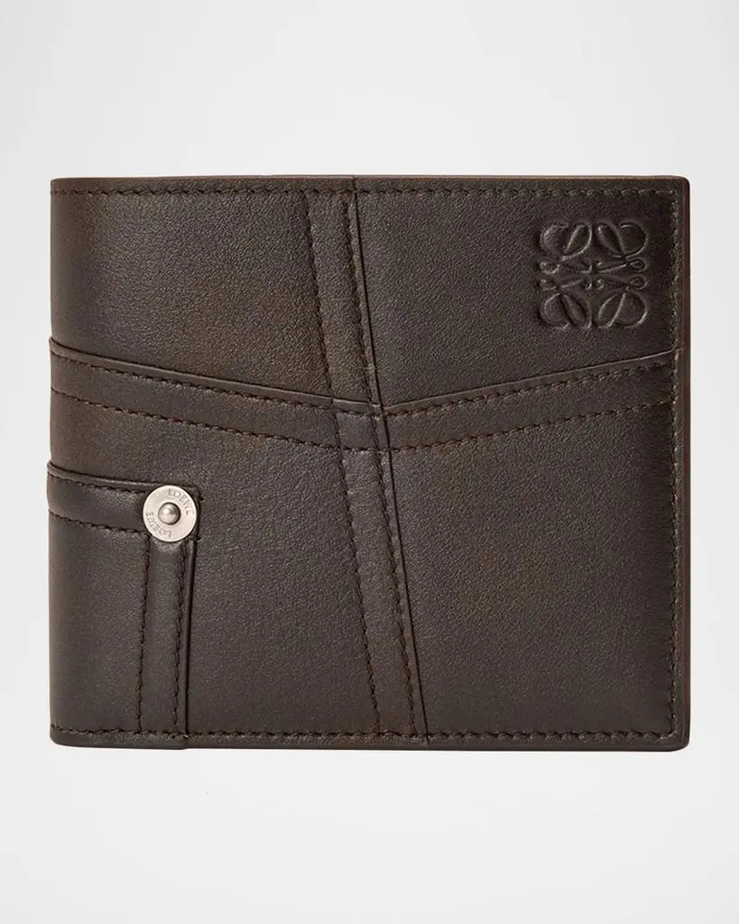 Loewe Men's Panta Leather Bifold Wallet