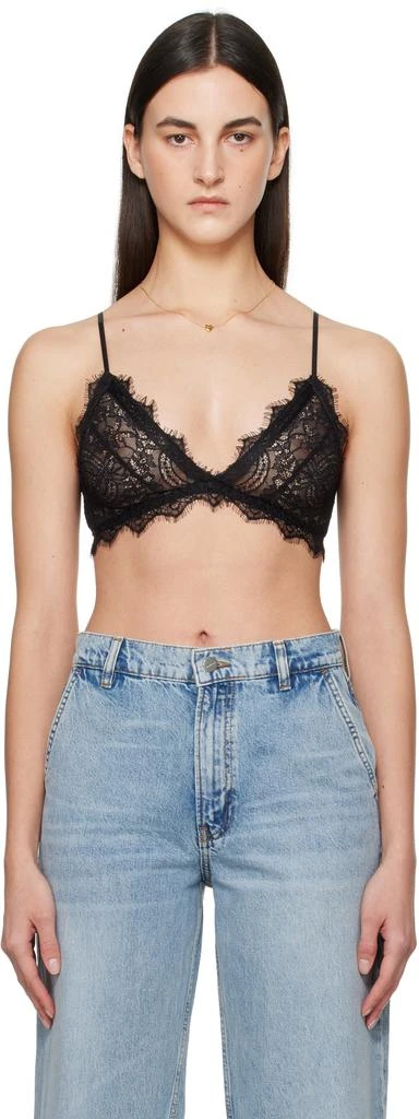 ANINE BING Black Lace Bra 1
