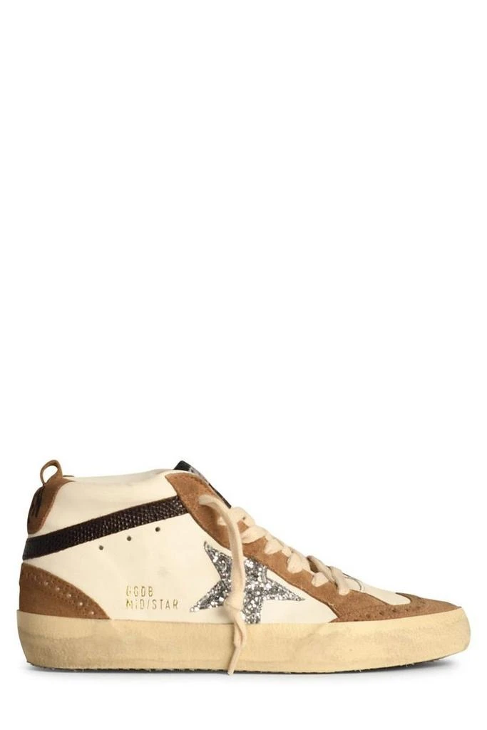 Golden Goose Golden Goose Deluxe Brand Mid Star Glittered Sneakers 1