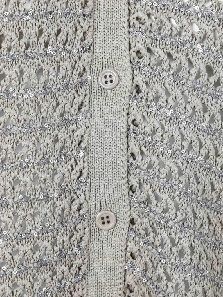 Fabiana Filippi Fabiana Filippi Sequin-Embellished Open-Knit Cardigan 3