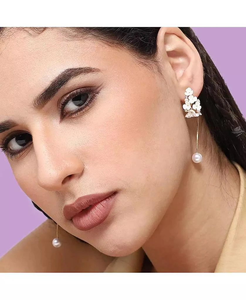 SOHI Gold-Plated Statement Dangler Drop Earrings 3