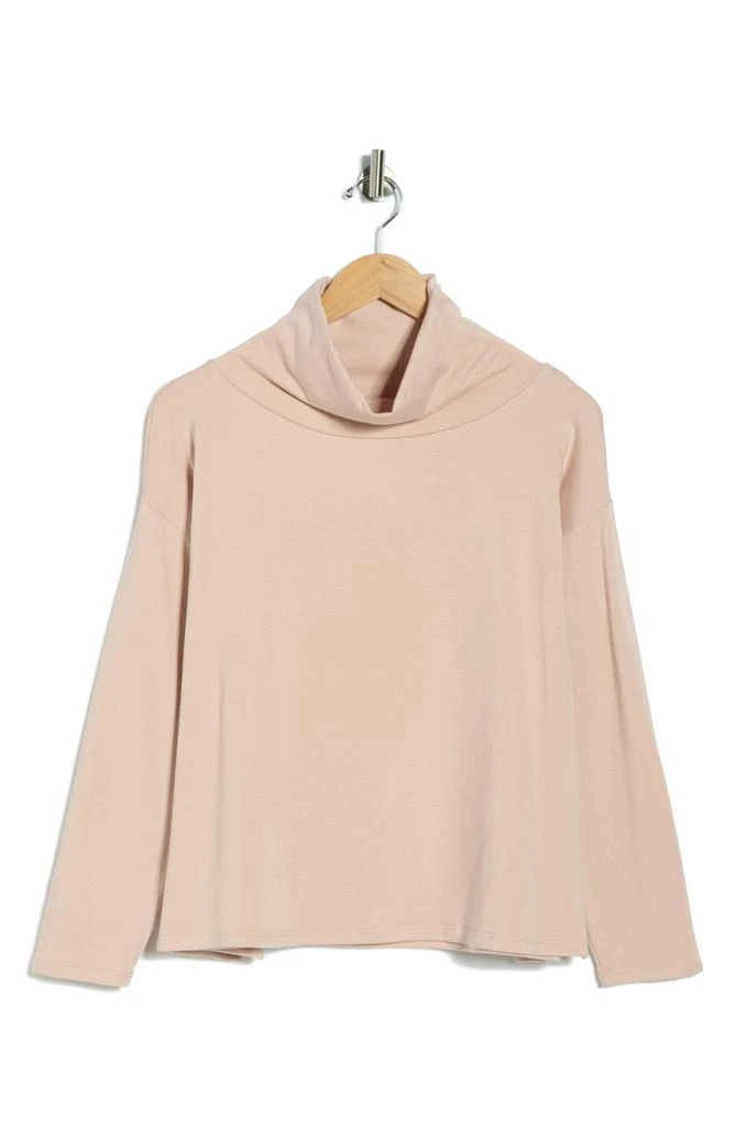 Eileen Fisher Drapey Funnel Neck Top 3