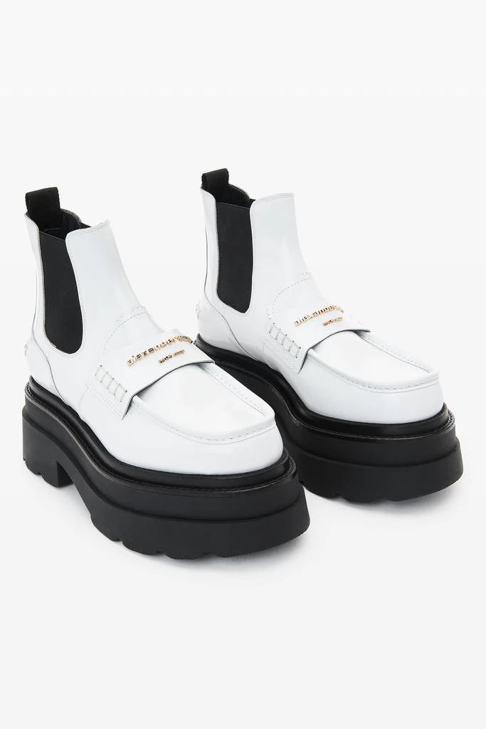 Alexander Wang CARTER PLATFORM LOAFER BOOT IN LEATHER 3