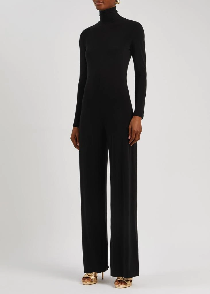 Norma Kamali Roll-neck stretch-jersey jumpsuit 2