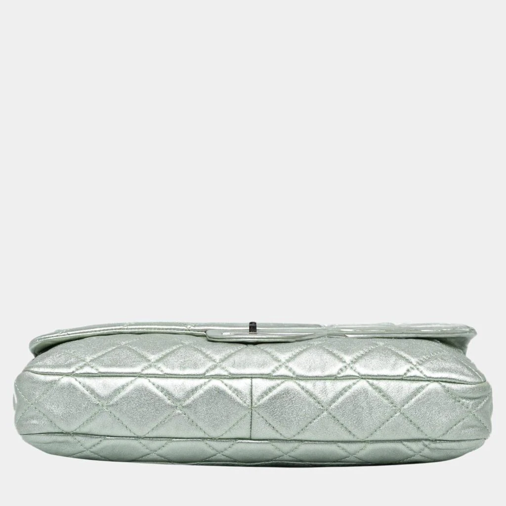 Chanel Chanel Silver Reissue 2.55 Metallic Calfskin Roll Clutch 3