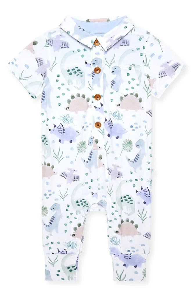 Posh Peanut Dino Henley One-Piece