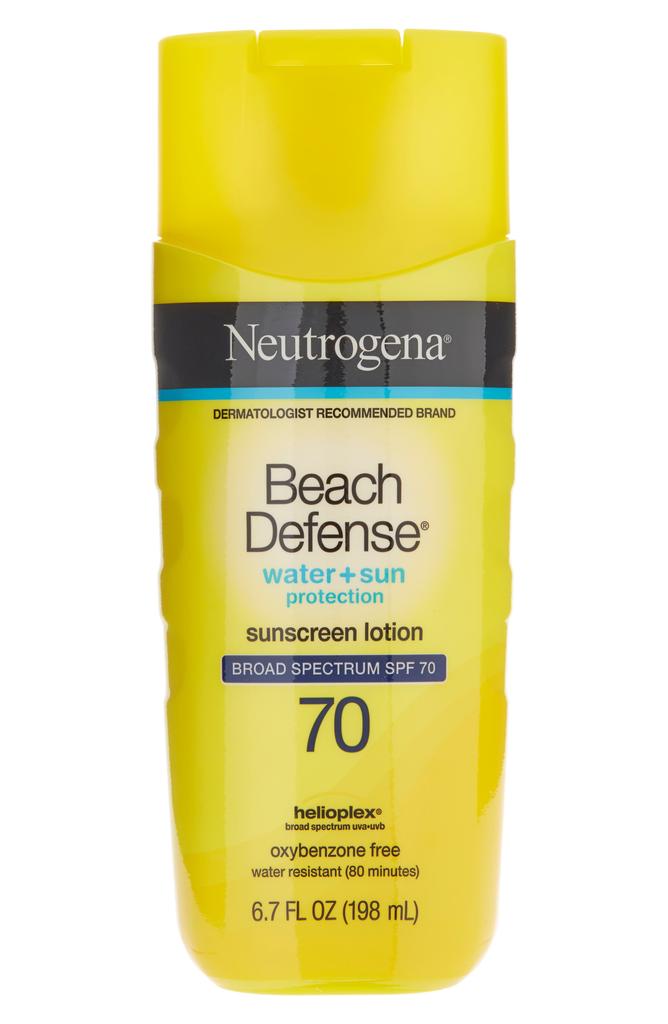 NEUTROGENA Beach Defense Water + Sun Protection SPF 70 Sunscreen Lotion