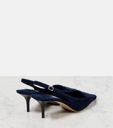Jimmy Choo Frances 60 suede slingback pumps 2