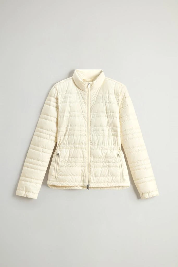 Woolrich Padded Microfiber Jacket - Women - Blue 5